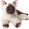Bearington Lil' Cleo Siamese Cat Plush Toy Stuffed Animals with Ultra Soft Long Fur - Ideal Birthday, Anniversary, Valentines Day Gift for Animal Lovers, Cat Owners, For Ages 3-14